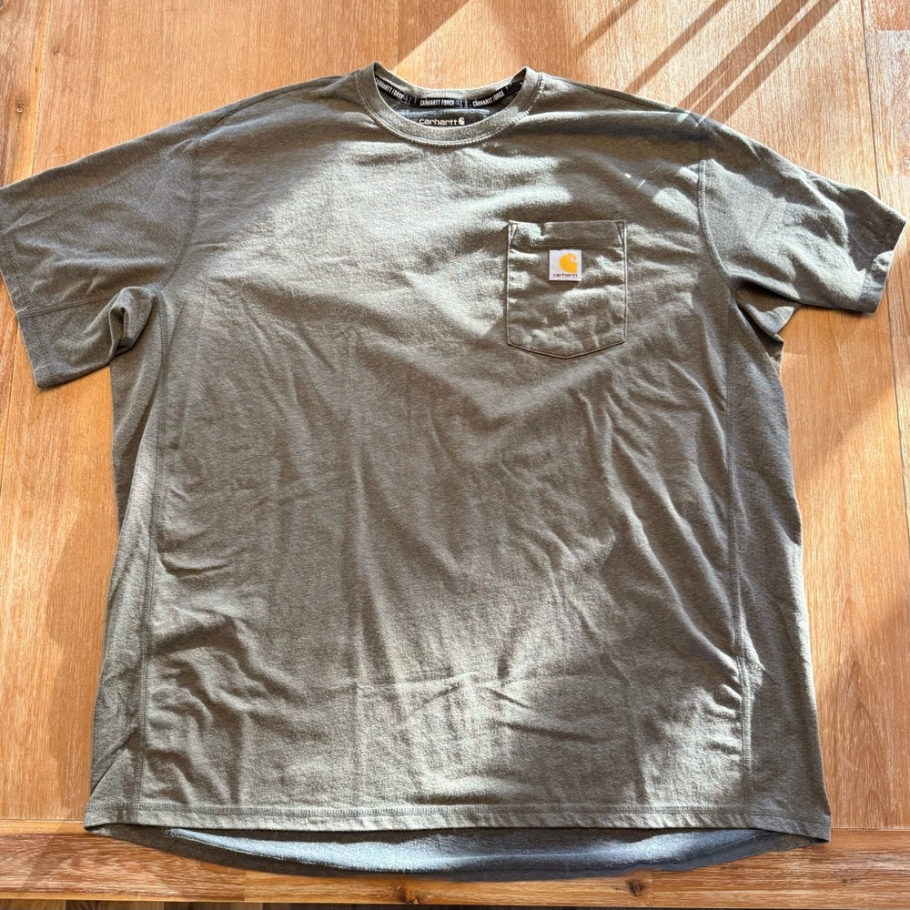 Carhartt FORCE Men's Short Sleeve Tee in Olive